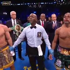 Boxing judges at ringside